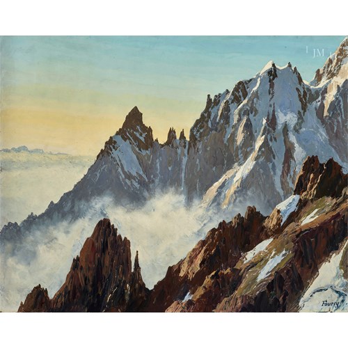 The Aiguille Noire de Peuterey, Mont Blanc, France